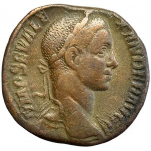 Roman Empire, Severus Alexander, Sestertius Roma