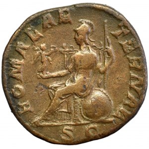 Cesarstwo Rzymskie, Aleksander Sewer, Sesterc - Roma