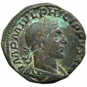 Roman Empire, Philip I, Sestertius Pax