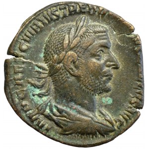 Cesarstwo Rzymskie, Trebonian Gallus, Sesterc - Salus