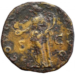 Roman Empire, Sabina, Sestertius Concordia