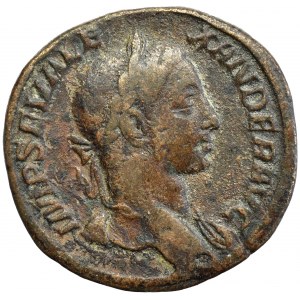 Roman Empire, Severus Alexander, Sestertius Virtus
