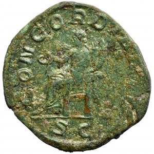 Roman Empire, Otacilia Severa, Sestertius Concordia