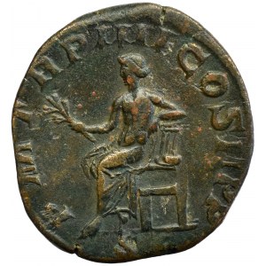Cesarstwo Rzymskie, Gordian III, Sesterc - Apollo
