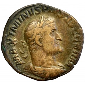 Roman Empire, Maximinus I, Sestertius Fides