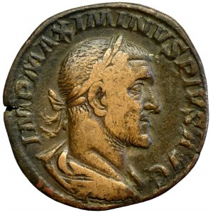 Roman Empire, Maximinus I, Sestertius Victory