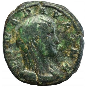 Roman Empire, Paulina, Sestertius Consecratio