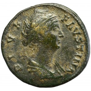 Roman Empire, Faustina maior, Sestertius Iuno