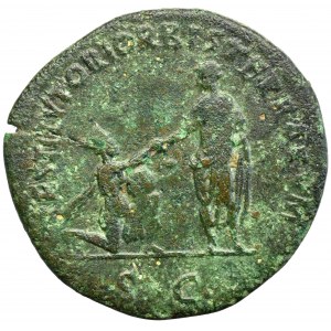 Roman Empire, Hadrian, Sestertius