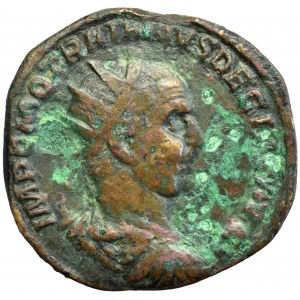 Roman Empire, Trajan Decius, Double Sestertius