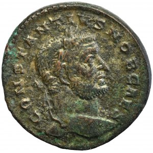 Roman Empire, Constantius I, Follis Trier