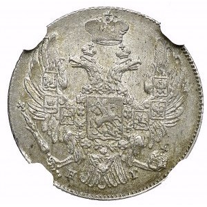 Russia, Nicholas I, 10 kopecks 1837 HГ - NGC MS63