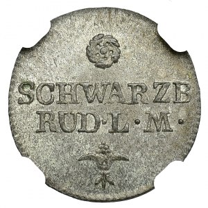 Germany, Schwarzburg-Rudolstadt, 6 pfennig 1812 - NGC MS66