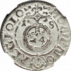 Zygmunt III Waza, Półtorak 1618, Bydgoszcz - NGC MS62 