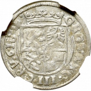 Śląsk, Jan Jerzy, 3 krajcary 1618, Karniów - NGC MS62