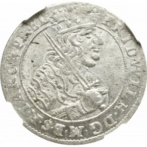 Prusy, Fryderyk Wilhelm, Ort 1684 HS, Królewiec - NGC MS63 