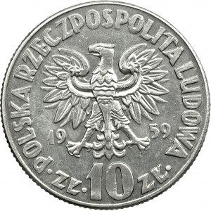 PRL, PRÓBA nikiel 10 złotych 1959 b.z. 