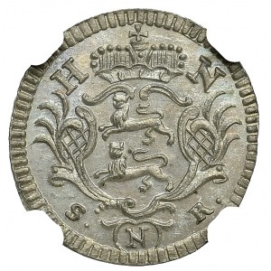 Niemcy, Ludwig Fryderyk, 1 krajcar 1774 hrabstwo Hohenlohe-Neuenstein-Öhringen - NGC MS66
