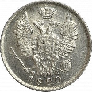 Rosja, Aleksander I, 20 kopiejek 1820 СПБ-ПД 