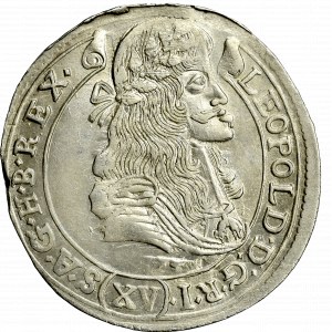 Węgry, Leopold I, 15 krajcarów 1683 KB 