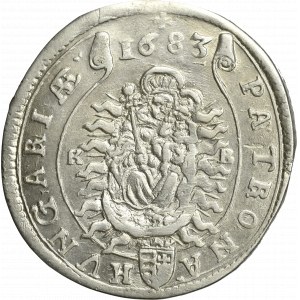 Hungary, 15 kreuzer 1683