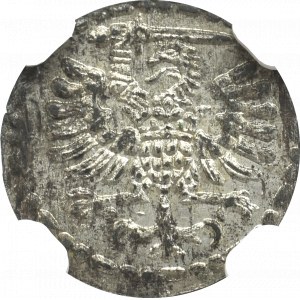 Zygmunt III Waza, Denar 1598, Gdańsk - NGC MS63