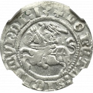 Zygmunt I Stary, Półgrosz 1513, Wilno - NGC MS63