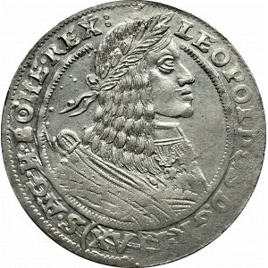 Śląsk, Leopold I, 15 krajcarów 1661 GH, Wrocław 