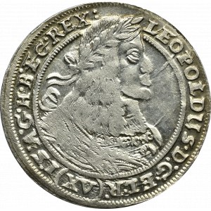 Śląsk, Leopold I, 15 krajcarów 1661 GH, Wrocław 