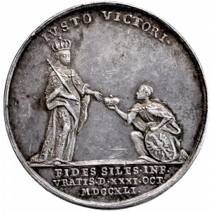 Śląsk, Fryderyk II, medal Wrocław 1741 