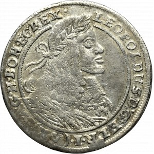 Śląsk, Leopold I, 15 krajcarów 1660 GH, Wrocław