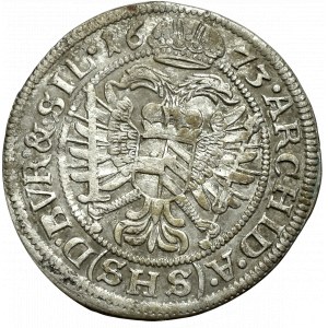 Śląsk, Leopold I, 6 krajcarów 1673 SHS, Wrocław