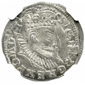 Zygmunt III Waza, Trojak 1597 Poznań - NGC MS63