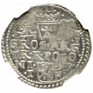 Zygmunt III Waza, Trojak 1599 Olkusz - G••-•R NGC MS64