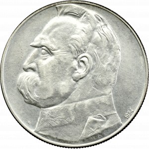 II Rzeczpospolita, 10 złotych 1934, Piłsudski, Strzelecki