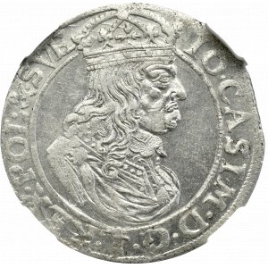 Jan II Kazimierz, Szóstak 1659, Kraków - NGC MS61