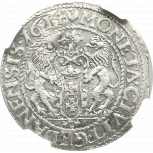 Zygmunt III Waza, Ort 1614, Gdańsk - NGC AU58