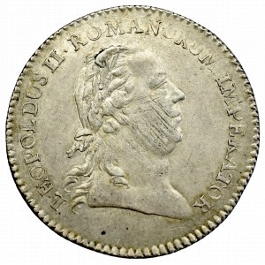 Austria, Leopold II, Żeton koronacyjny Frankfurt 1790