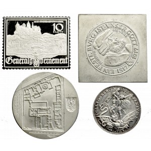Lot 4 silver medals