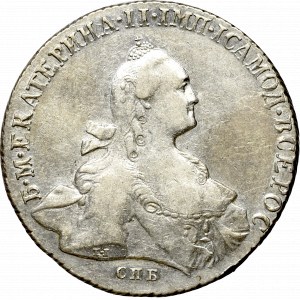 Russia, Catherine II, Roubl 1766 СПБ-ЯI 