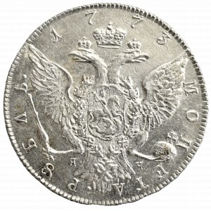 Russia, Catherine II, Roubl 1733 СПБ-ЯЧ 