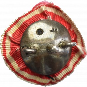 Rosja, Order św. Stanisława - miniatura srebro 