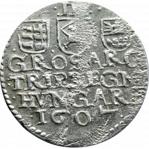 Węgry, Stefan Bocskai, trojak 1607 