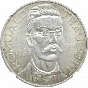 II Rzeczpospolita, 10 złotych 1933, Traugutt, NGC MS62