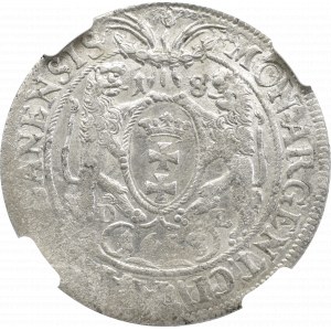 Jan II Kazimierz, Ort 1658/7, Gdańsk DL - NGC AU58 