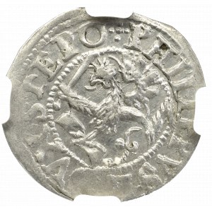 Pomorze , Filip II , Grosz 1614, Szczecin - NGC MS62