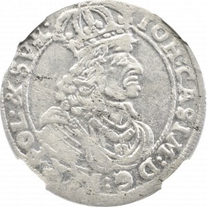 Jan II Kazimierz, Szóstak 1660, Bydgoszcz - NGC AU50 