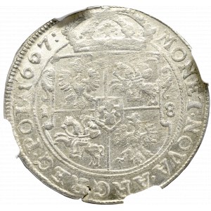 Jan II Kazimierz, Ort 1667, Bydgoszcz - NGC MS61 