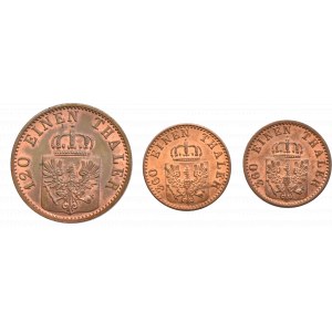 Niemcy, zestaw 3 wyselekcjonowanych monet