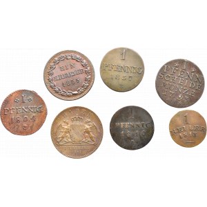 Niemcy, zestaw 7 monet